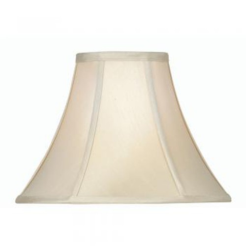 Bell lampshade faux silk - lampshade,