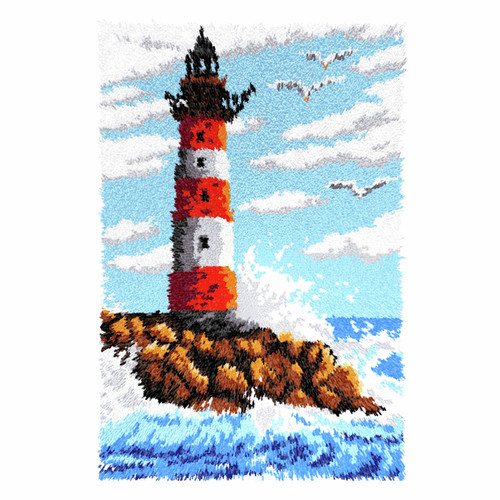Lighthouse latch hook kit - lighthouse,