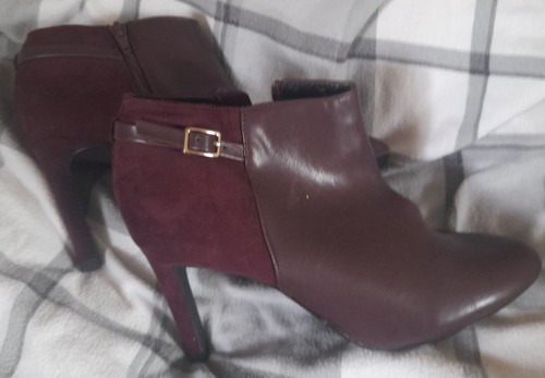 Next shoe boot burgundy - shoe, size