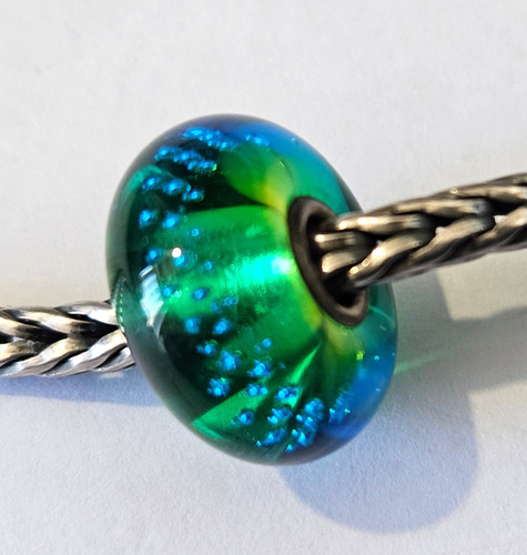 Genuine trollbeads blue - trollbeads, green
