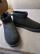 BNWT Primark Black Suede