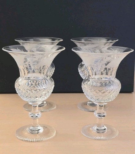 Edinburgh crystal thistle wine - crystal,