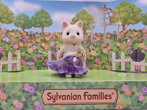 Sylvanian families silk cat - sylvanian,
