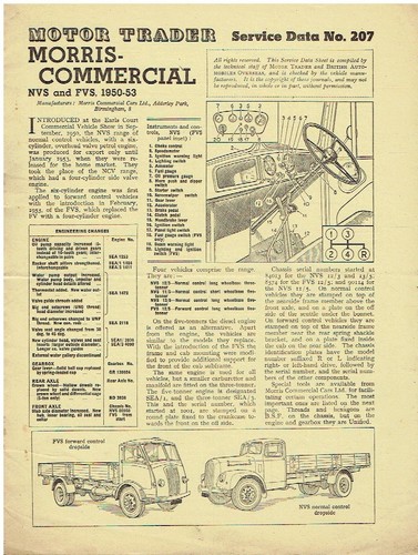 Morris commercial nvs fvs - commercial,