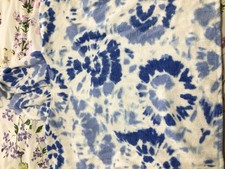 Boys Hooded Poncho Towel - Blue/White - From George - Age Approx 5 Yrs