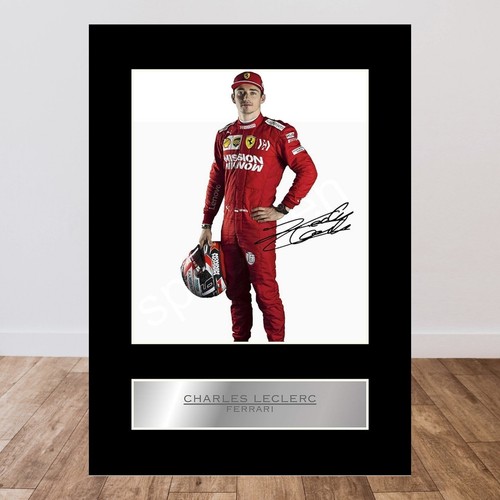 Charles leclerc ferrari signed - charles,