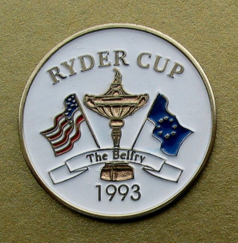 1993 ryder cup handpainted old - handpainted,