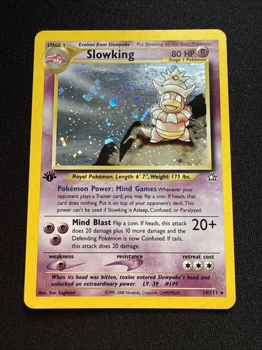 1st edition slowking holo - 1st,