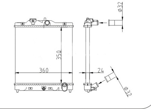 Radiator engine cooling - engine,