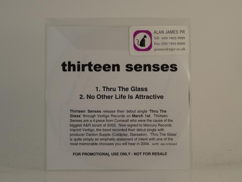 Thirteen senses thru the - thirteen, glass