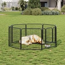8 Panel Dog Playpen Metal Pet