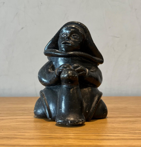Inuit art signed stone - inuit,