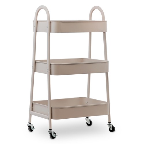 Tier storage trolley on - storage,