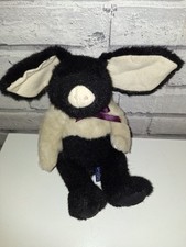 vintage 1985-1991 BOYDS soft plush beanie JB BEAN black and white PIG pigg RARE