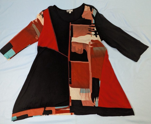 Mirror image tunic top - mirror, womens