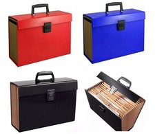 Expanding A4 Paper File Box Organiser Documents Foolscap Folder 13 Or 19 Pockets