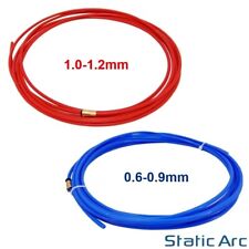 MIG TEFLON LINER INSERT WELDING WIRE 0.6-1.2mm TORCH BINZEL BLUE RED 4.2m