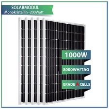 200 400W 1000W Mono Solar