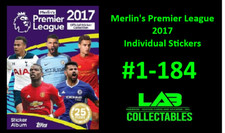 Merlin's Premier League 2017 Individual Stickers #1-184 Complete Your Album
