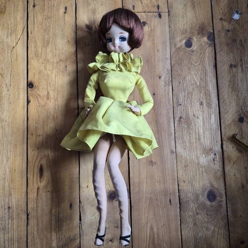 Vintage big eyes doll - big, 19"