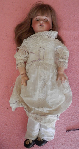 Antique porcelain head - porcelain, sfbj