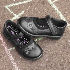 Walkright Girls Shoes Black