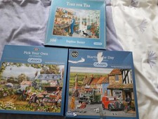 3 x 500 gibsons jigsaw puzzles