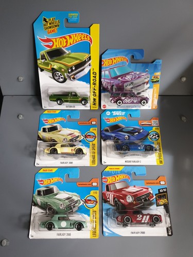 Hot wheels datsun nissan mixed - nissan,