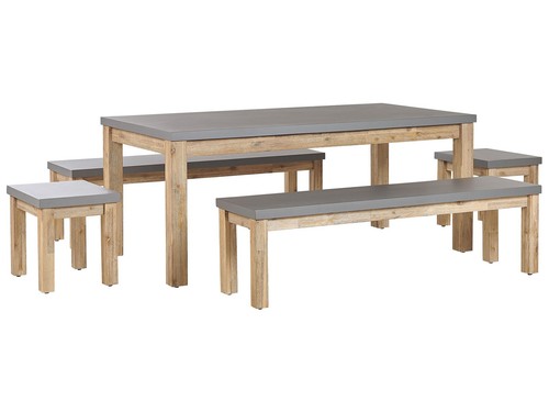 Dining set seater - set, concrete