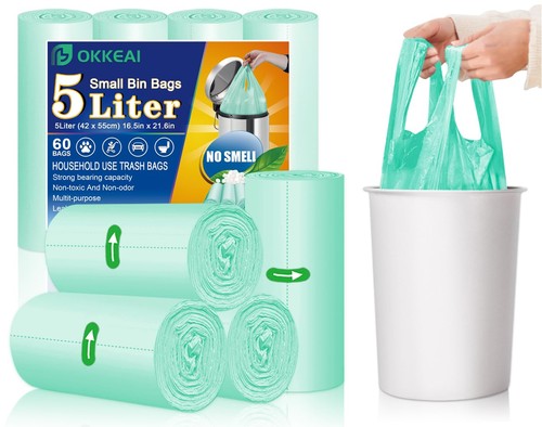 Small bin bags - with, tie