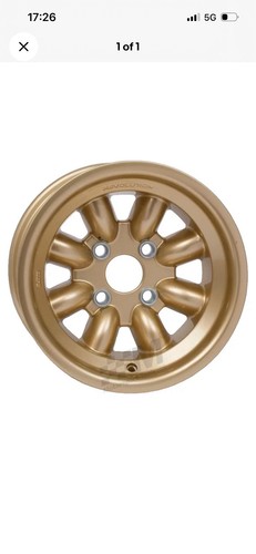 Minilite alloy wheels - alloy, x5