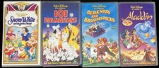 Disney VHS Bundle X4 Aladdin
