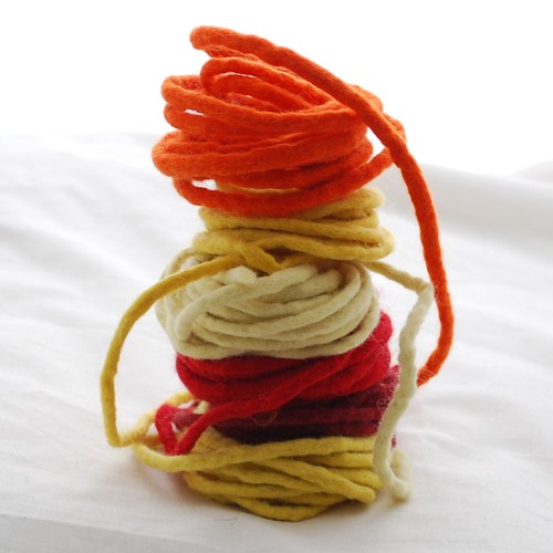 100 wool felt cord - 100%, string