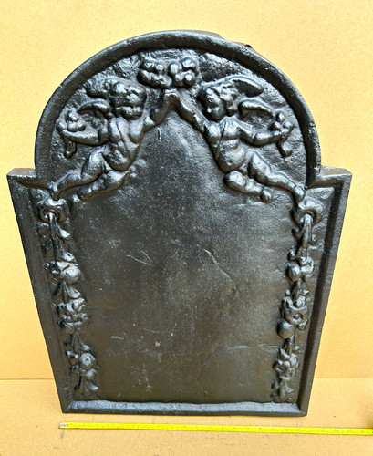 Cast iron fireplace back - fireplace, panel