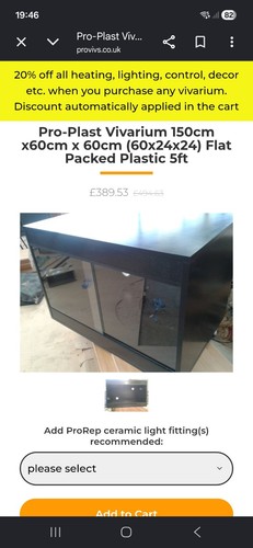Vivarium bioactive 5x2x2 - vivarium,