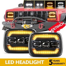 Pair 7x6 5x7" Rectangle LED