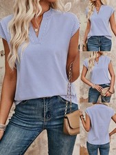 Sleeveless Shirt Summer Blouse