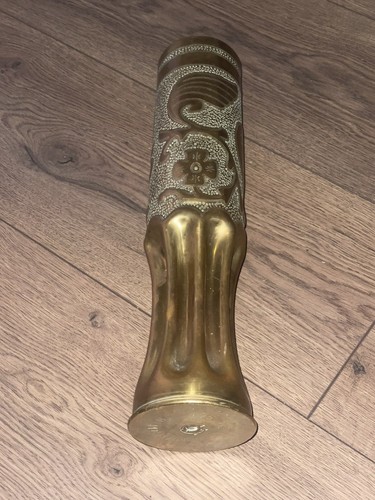 Ww1 trench art brass - art,
