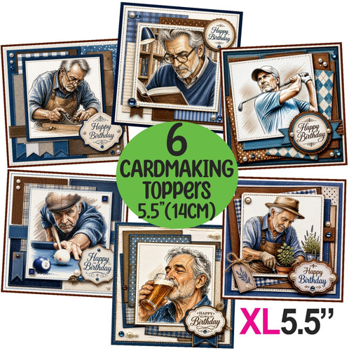 Male mix set - s, card
