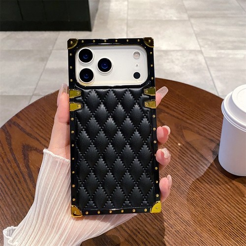Rhombic leather case - 3d,