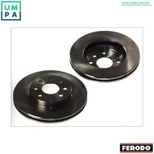 2x BRAKE DISC DDF116 FOR