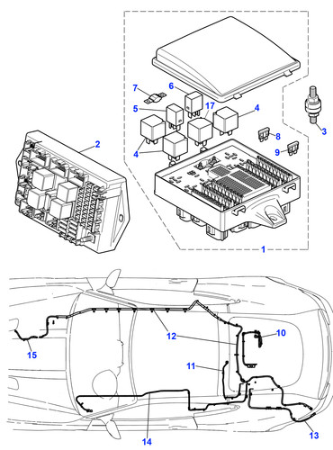 Jaguar fuse electrical system - fuse,