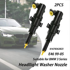 Left Right Headlight Washer Jet Nozzle 61678362823 For BMW 3 Serie E46 99-05 New
