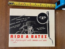 vintage Bates Cycles catalog