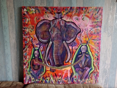 Surreal original acrylic - surreal,
