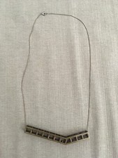 COS Frame Pendant Necklace -