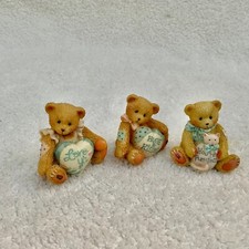 Cherished Teddies - Love Ya - Hugs & Kisses - Your Purr-fect - Set of 3 - 916382