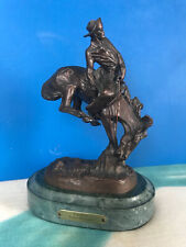 "OUTLAW" Bronze Sculpture by Frederic Remington "Baby" size 8.75" tall