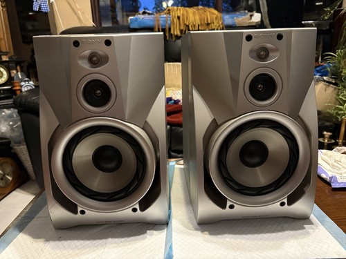 Pair large sony speakers - large,