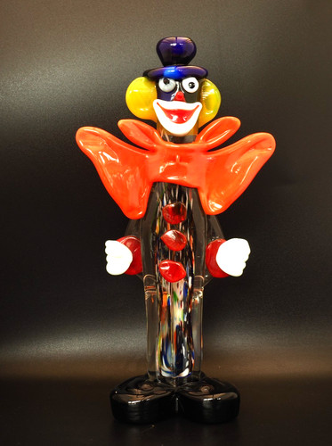 Vintage murano glass clown - vintage,